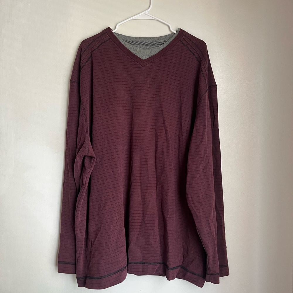 Men's Crewneck Sweater - Burgundy